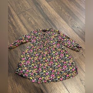 GAP Toddler Floral Dress with Pink and Yellow Accents